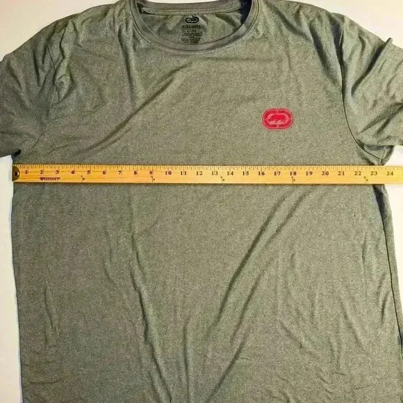 Ecko Unltd. Men’s Gray T-shirt Size XL Red Logo Short Sleeve - Picture 4 of 6
